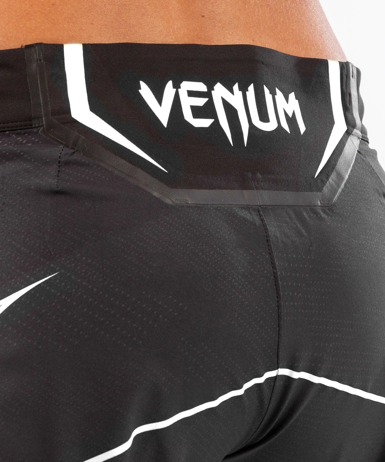 UFC Venum Authentic Fight Night Women's Shorts - Long Fit - Black 7 UFC Venum Authentic Fight Night Women's Shorts - Long Fit - Black - Image 5