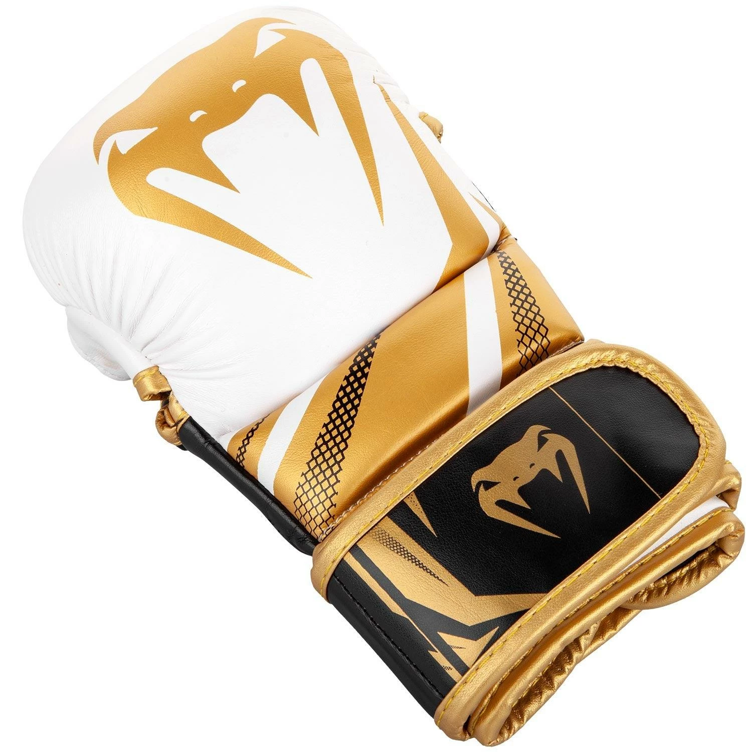 Sparring Gloves Venum Challenger 3.0 - White/Black/Gold 4 Sparring Gloves Venum Challenger 3.0 - White/Black/Gold - Image 2