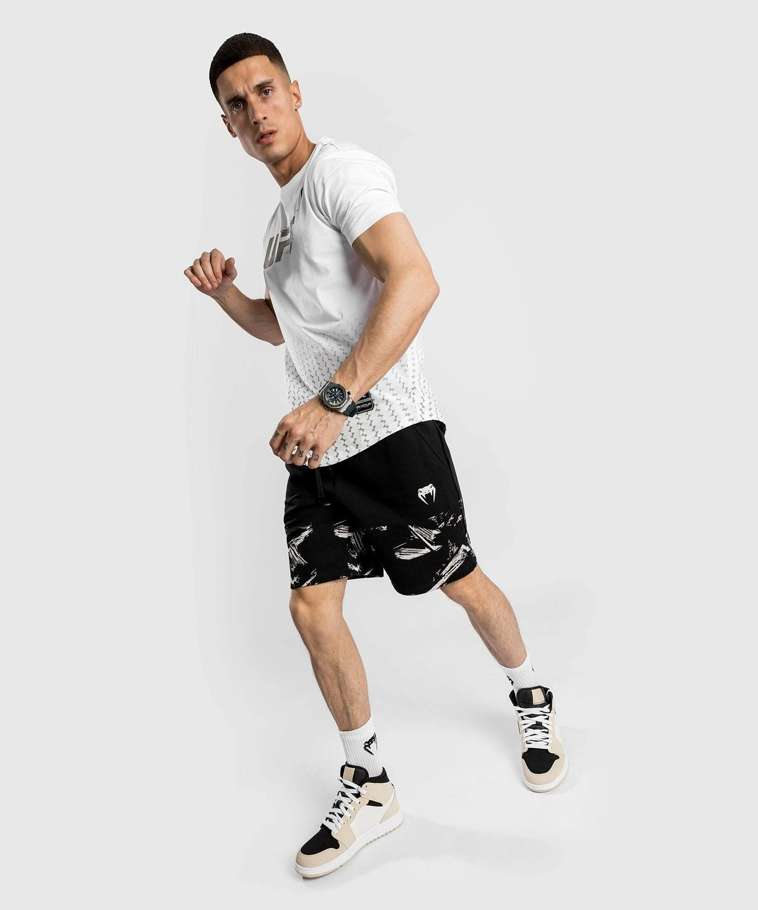 UFC Venum Authentic Fight Week Men's 2.0 Short Sleeve T-Shirt - White 6 UFC Venum Authentic Fight Week Men's 2.0 Short Sleeve T-Shirt - White - Image 4