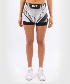 UFC Venum Authentic Fight Night Women's Shorts - Short Fit - White
