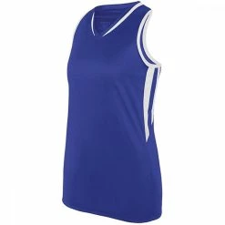 Augusta Women’s Force Tennis Tank Top (Purple/White)