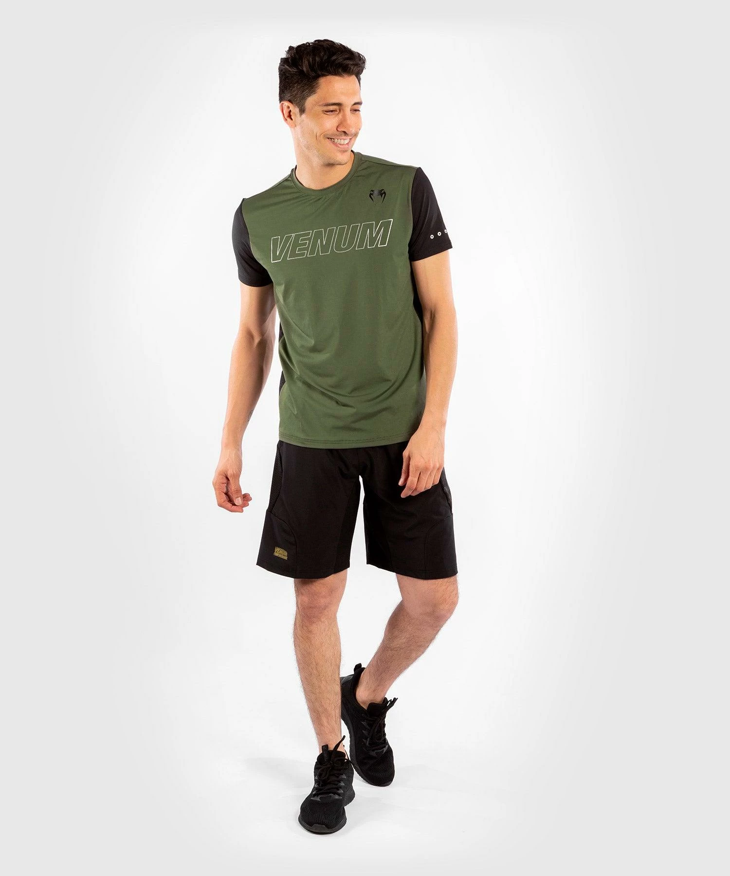 Venum Classic Evo Dry Tech T-shirt - Khaki/Silver