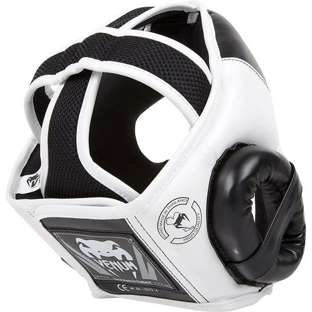 Venum Challenger 2.0 Headgear - Black/White 6 Venum Challenger 2.0 Headgear - Black/White - Image 4