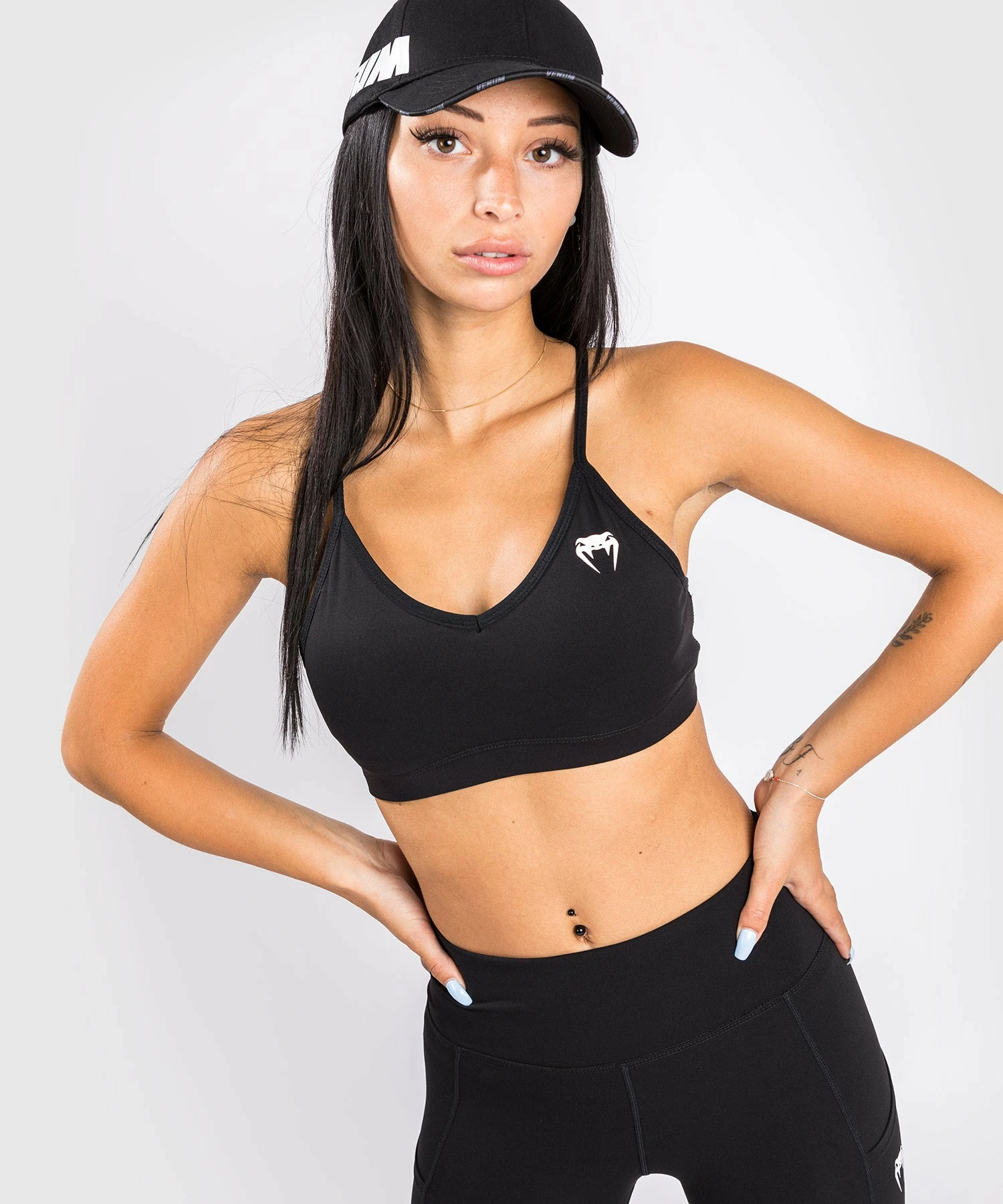 Venum Essential Low Impact Sports Bra - Black 3 Venum Essential Low Impact Sports Bra - Black