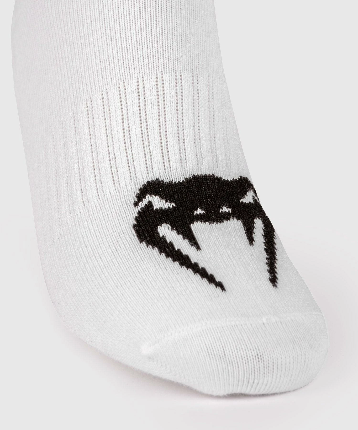 Venum Classic Footlet Sock - Set Of 3 - White/Black 6 Venum Classic Footlet Sock - Set Of 3 - White/Black - Image 4