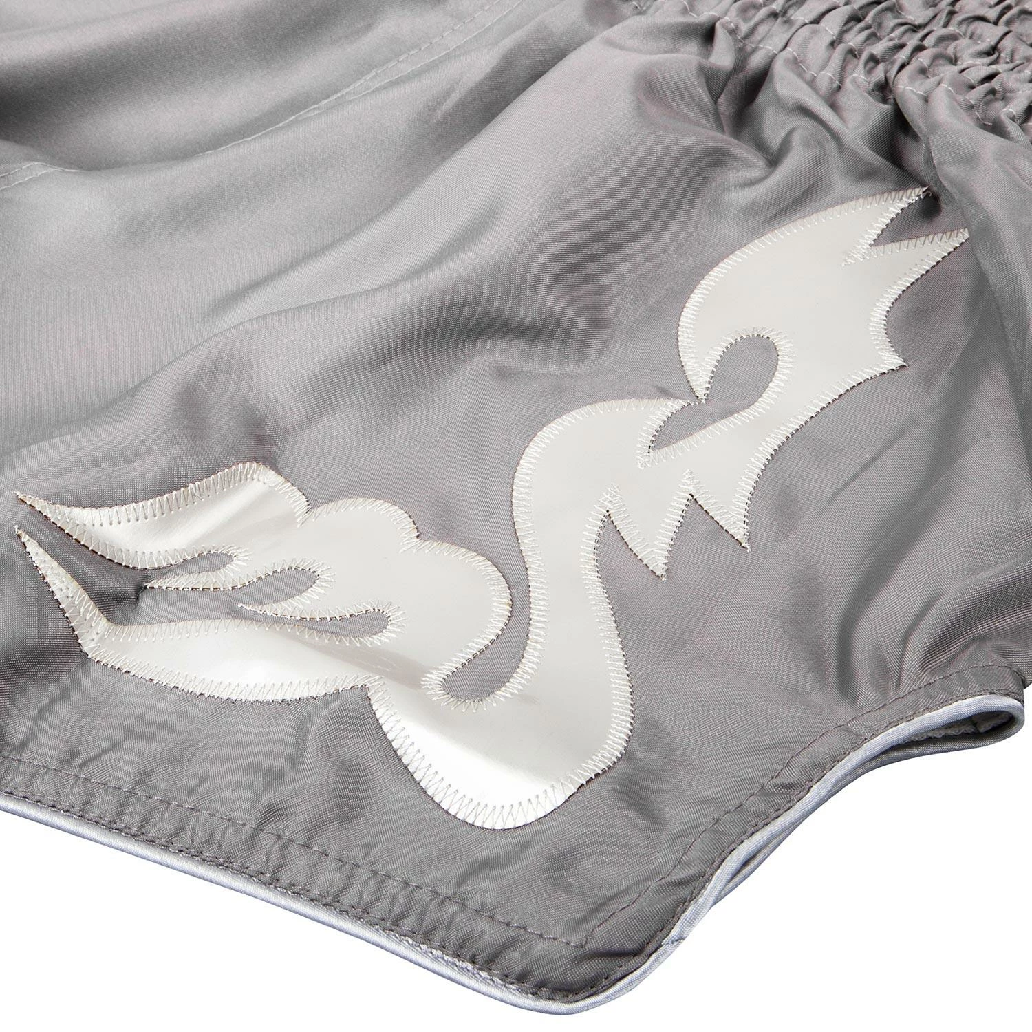 Venum Bangkok Inferno Muay Thai Shorts - Grey/Grey - Image 4