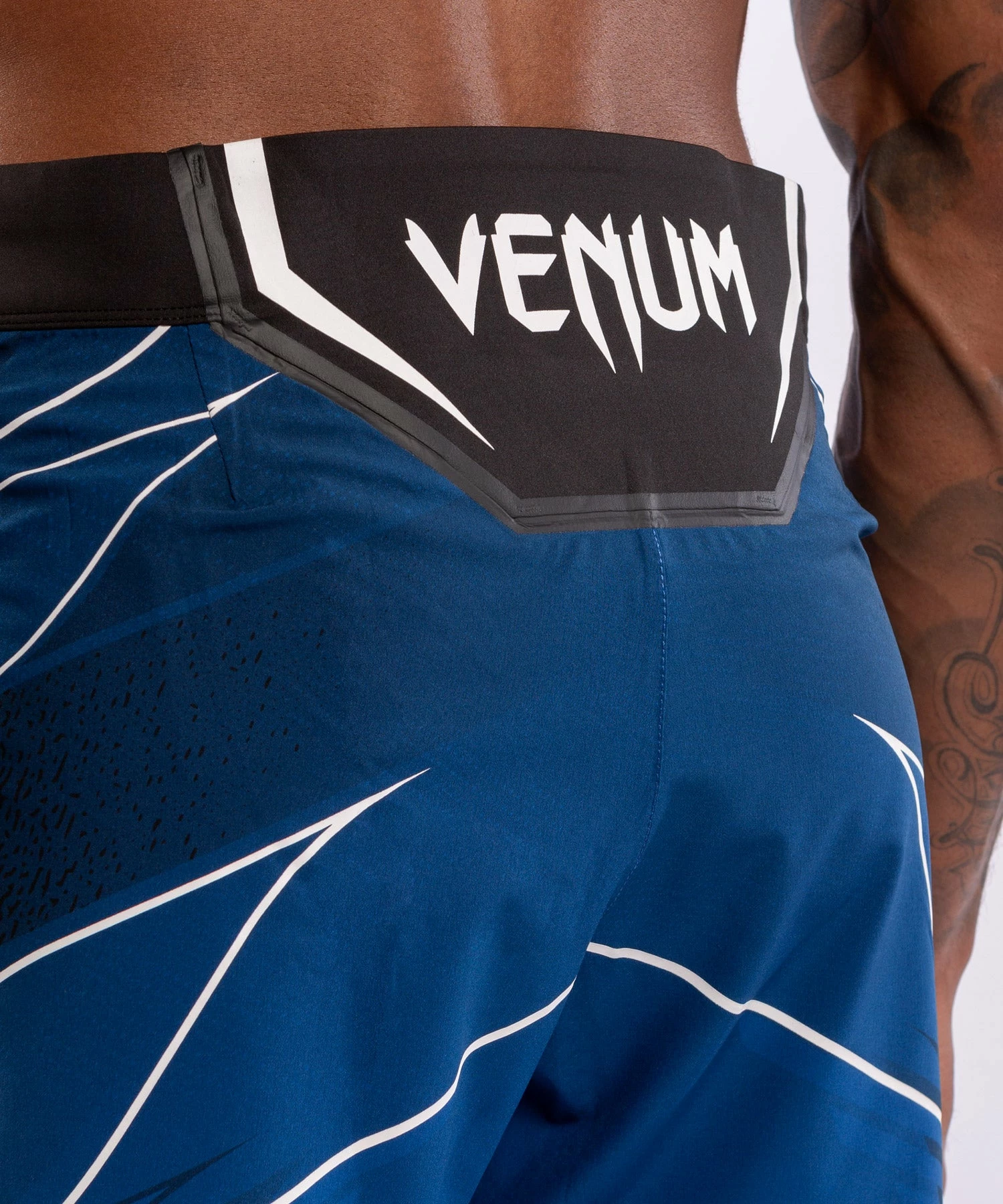 UFC Venum Authentic Fight Night Men's Shorts - Short Fit - Blue 8 UFC Venum Authentic Fight Night Men's Shorts - Short Fit - Blue - Image 6