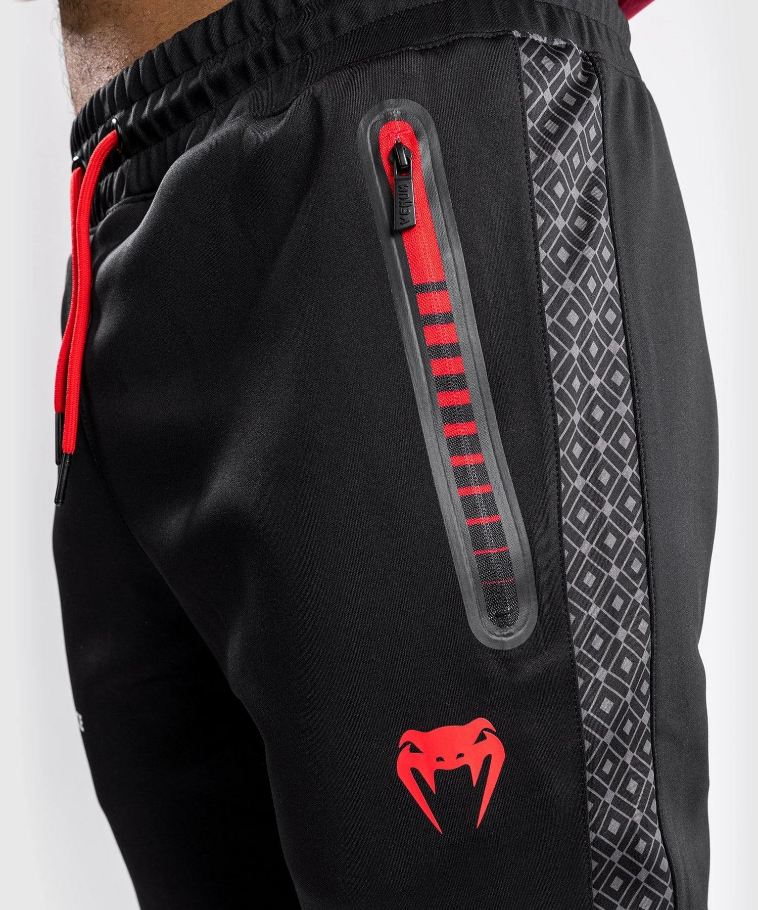 UFC Venum Performance Institute Joggers - Black/Red 9 UFC Venum Performance Institute Joggers - Black/Red - Image 7