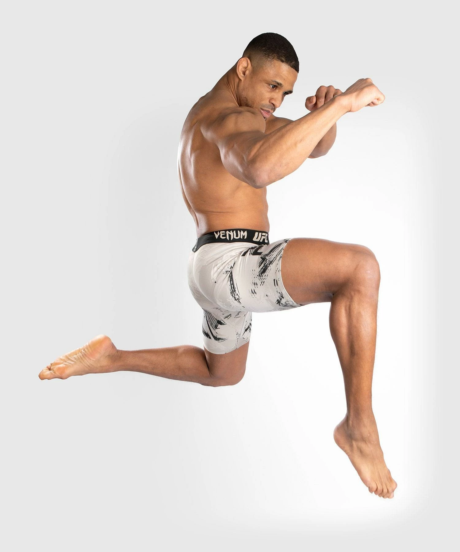 UFC Venum Authentic Fight Week Men's 2.0 Vale Tudo Short - Black/Sand 3 UFC Venum Authentic Fight Week Men's 2.0 Vale Tudo Short - Black/Sand