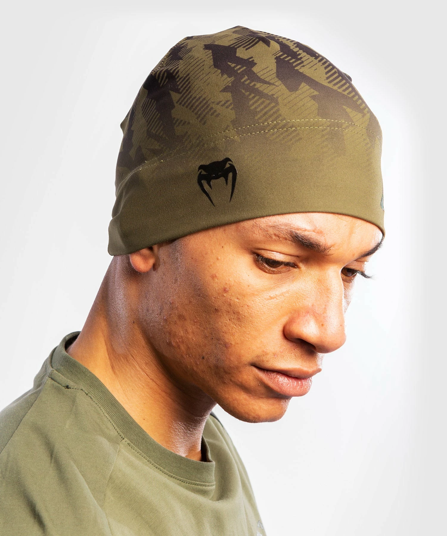 UFC Venum Authentic Fight Week Unisex Performance Beanie - Khaki 4 UFC Venum Authentic Fight Week Unisex Performance Beanie - Khaki - Image 2