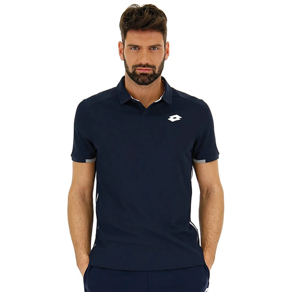 Lotto Men’s Squadra Tennis Polo (Navy Blue) 3 Lotto Men’s Squadra Tennis Polo (Navy Blue)