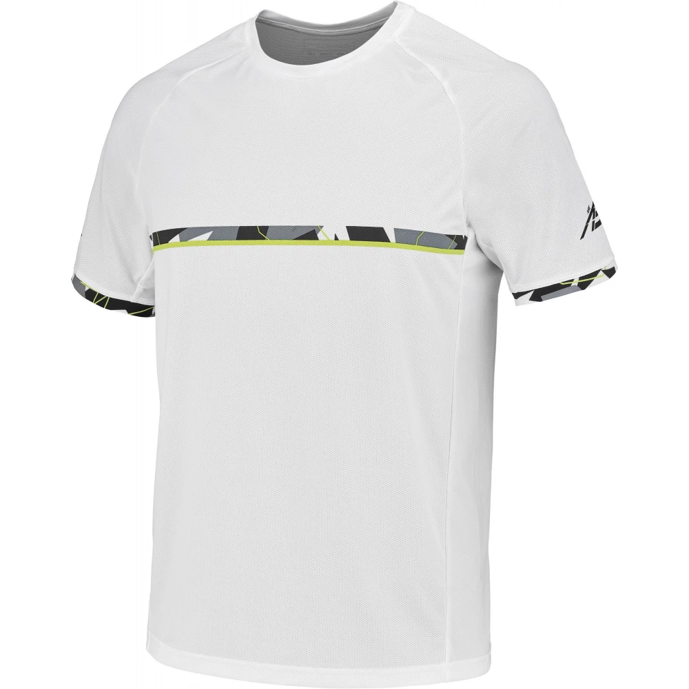 Babolat Men’s Aero Crew Neck Tennis Tee (White/White) 5 Babolat Men’s Aero Crew Neck Tennis Tee (White/White) - Image 3