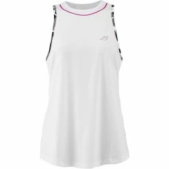 Babolat Women’s Aero Tennis Training Tank Top (White/White)