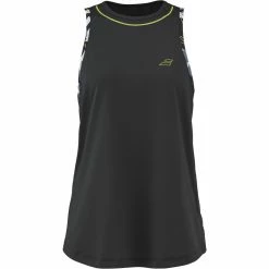 Babolat Women’s Aero Tennis Training Tank Top (Black/Black)