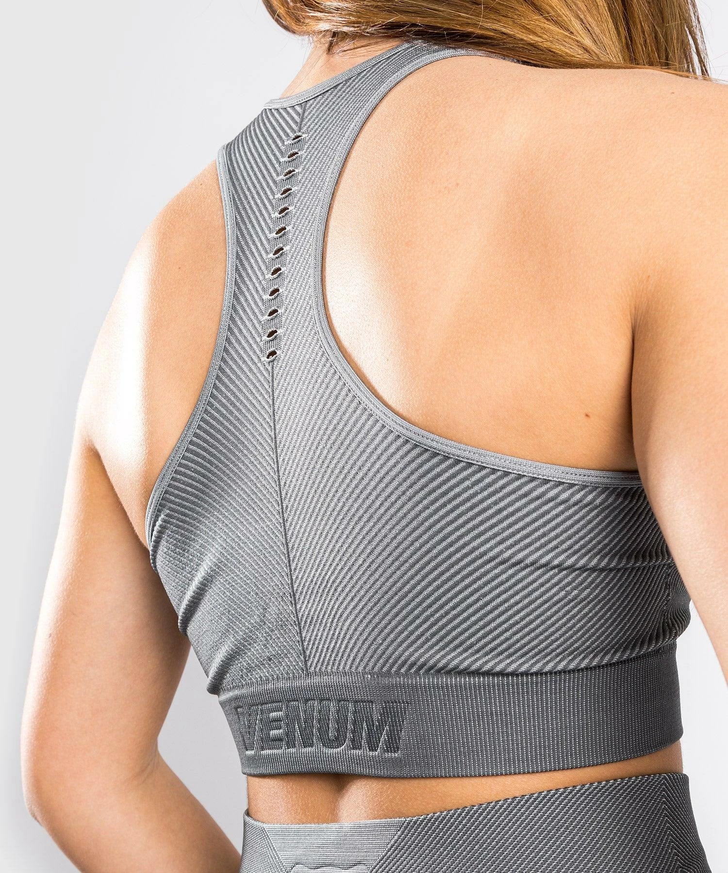 Venum Sparring Seamless Sports Bra - For Women - Dark Grey 7 Venum Sparring Seamless Sports Bra - For Women - Dark Grey - Image 5