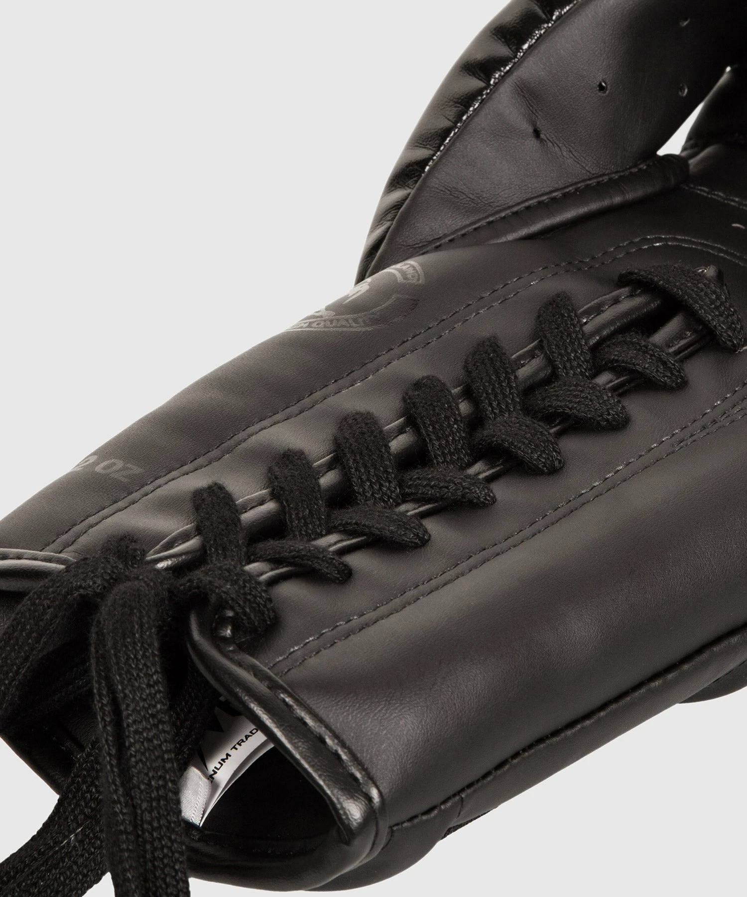 Venum Elite Boxing Gloves - With Laces - Matte/Black - Image 3