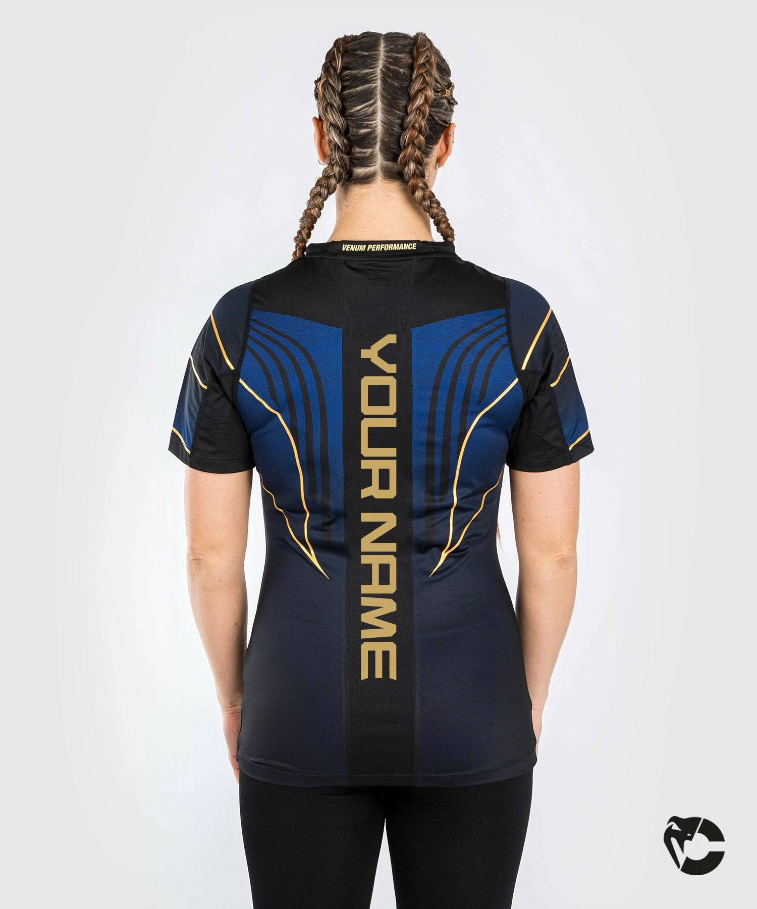 UFC Personalized Authentic Fight Night 2.0 Kit By Venum Women's Walkout Jersey - Midnight Edition - Champion