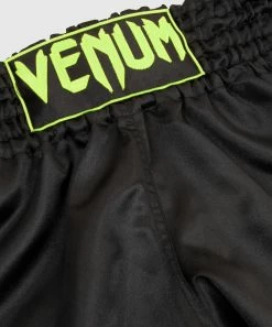 Venum Muay Thai Shorts Classic - Black/Neo Yellow -Boxing Sport Store 2 252Fe 252F9 252Fa 252F2e9a974bf405d7011781df92f171ba936b49ffaa SHORT MUAY THAI CLASSIC BLACK NEOYELLOW HD 03