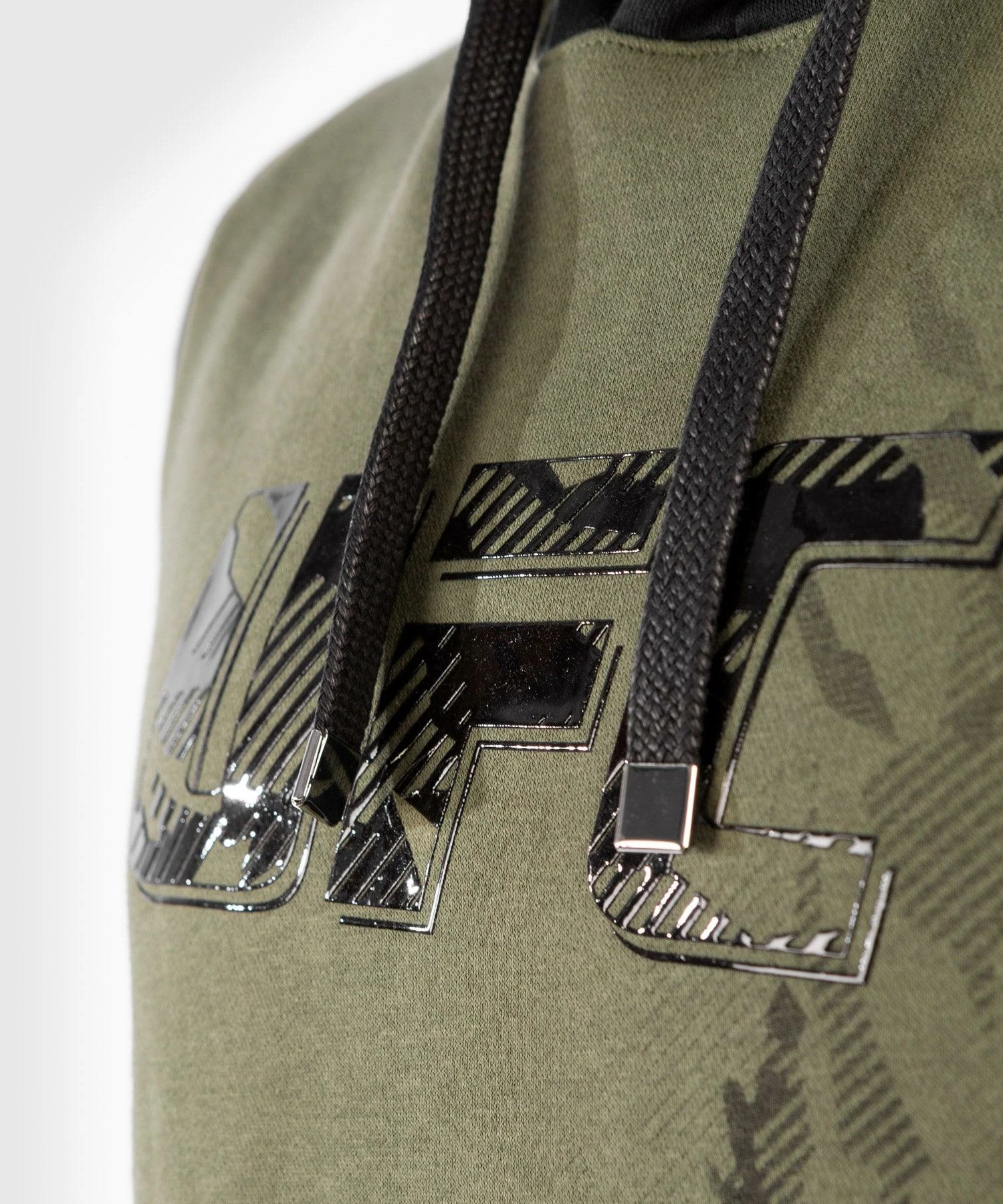 UFC Venum Authentic Fight Week Men's Pullover Hoodie - Khaki 7 UFC Venum Authentic Fight Week Men's Pullover Hoodie - Khaki - Image 5