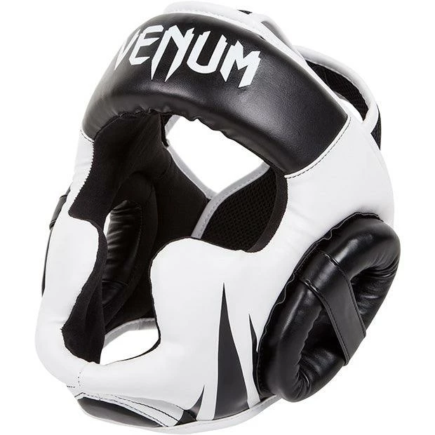 Venum Challenger 2.0 Headgear - Black/White 4 Venum Challenger 2.0 Headgear - Black/White - Image 2