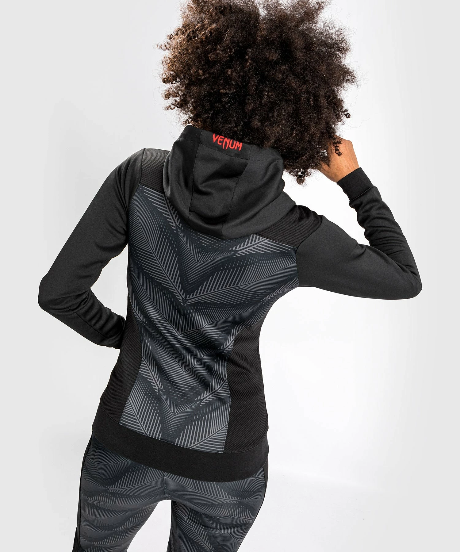 Venum Phantom Hoodie - For Women - Black/Red - Image 7