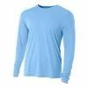 A4 Men’s Performance Long Sleeve Crew (Light Blue) 2 A4 Men’s Performance Long Sleeve Crew (Light Blue) -Boxing Sport Store 4871 fl1 1000 1000