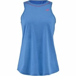 Babolat Women’s Exercise Cotton Tennis Training Tank Top (French Blue Heather)