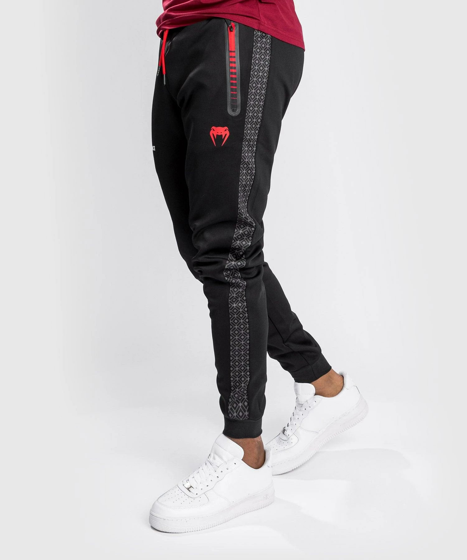 UFC Venum Performance Institute Joggers - Black/Red 5 UFC Venum Performance Institute Joggers - Black/Red - Image 3