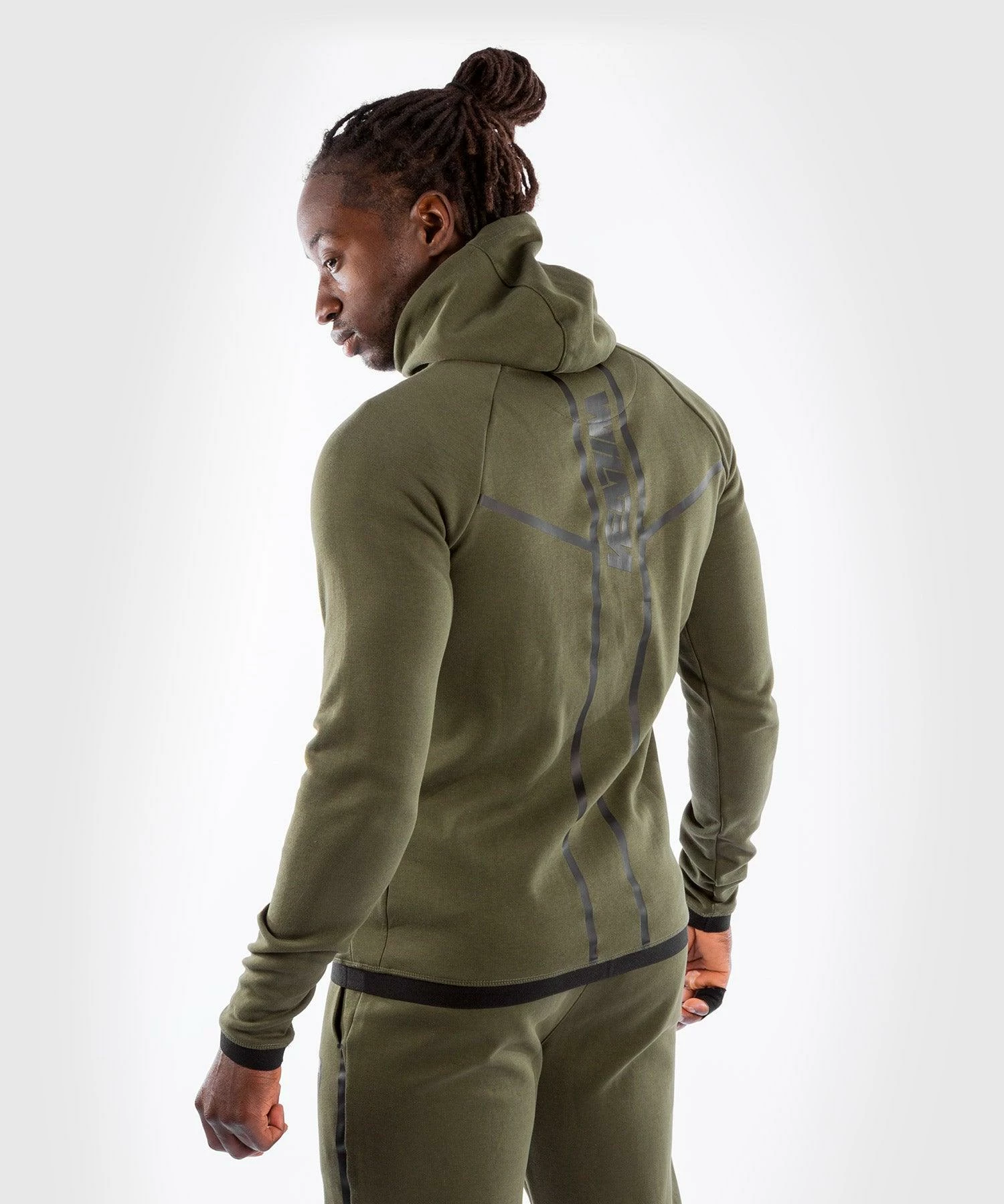 Venum Laser X Connect Hoodie - Khaki 3 Venum Laser X Connect Hoodie - Khaki