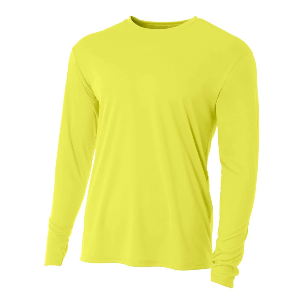 A4 Men’s Performance Long Sleeve Crew (Safety Yellow) 3 A4 Men’s Performance Long Sleeve Crew (Safety Yellow)