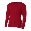 A4 Men’s Performance Long Sleeve Crew (Cardinal) 1 A4 Men’s Performance Long Sleeve Crew (Cardinal) -Boxing Sport Store 5617 fl1 1000 1000