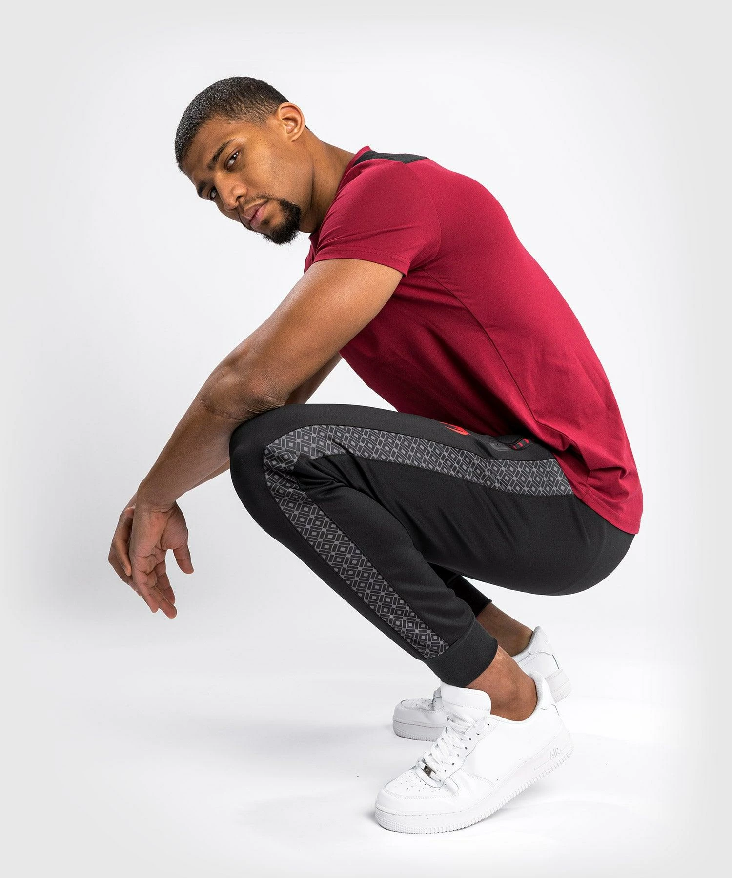 UFC Venum Performance Institute Joggers - Black/Red 4 UFC Venum Performance Institute Joggers - Black/Red - Image 2