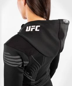 UFC Venum Authentic Fight Night Women's Walkout Hoodie - Black -Boxing Sport Store 5 252Fb 252F1 252F3 252F5b1371161265f780dab1b07a0e20558c09863aef VNMUFC 00013 001 11