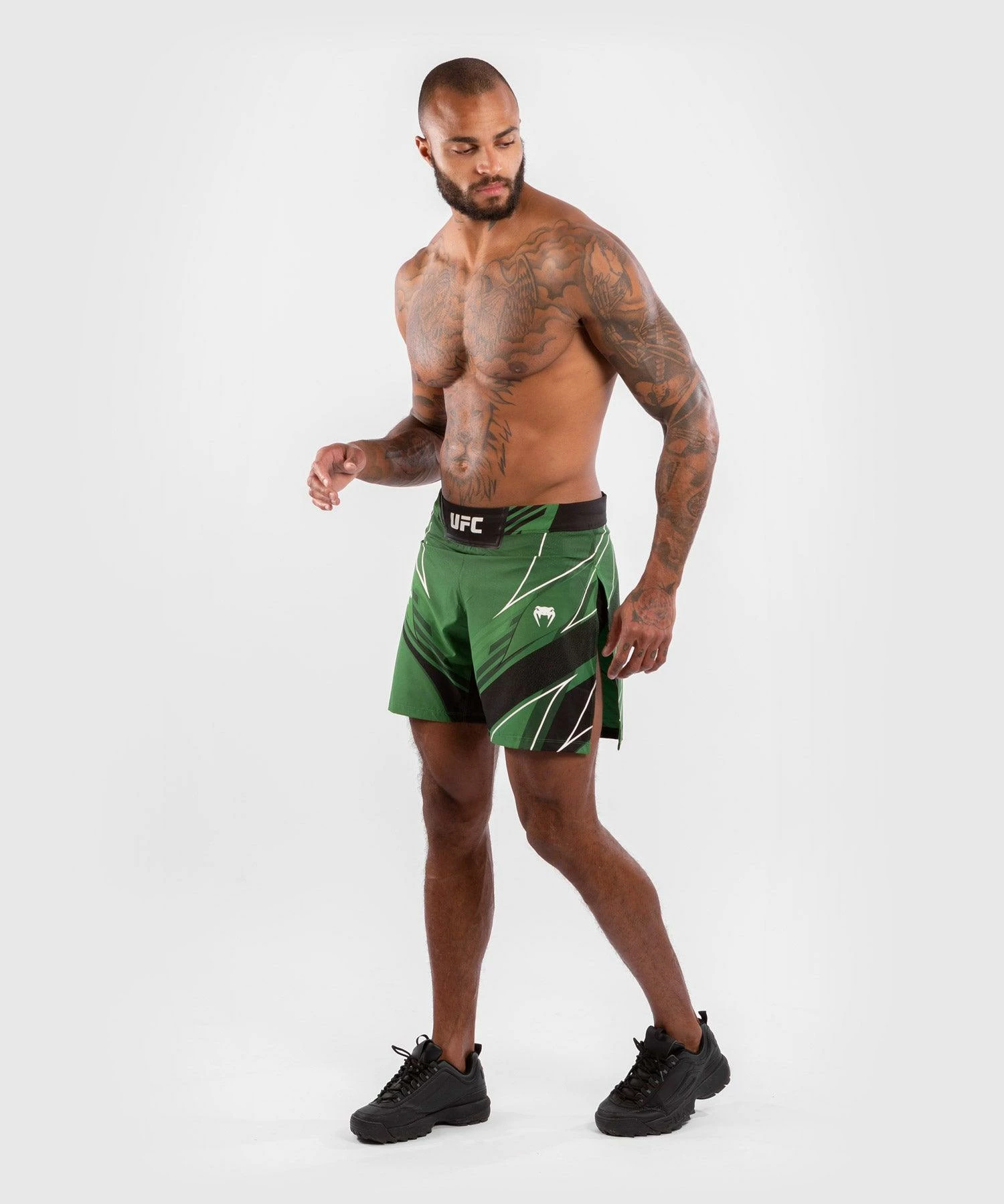 UFC Venum Authentic Fight Night Men's Gladiator Shorts - Green 10 UFC Venum Authentic Fight Night Men's Gladiator Shorts - Green - Image 8