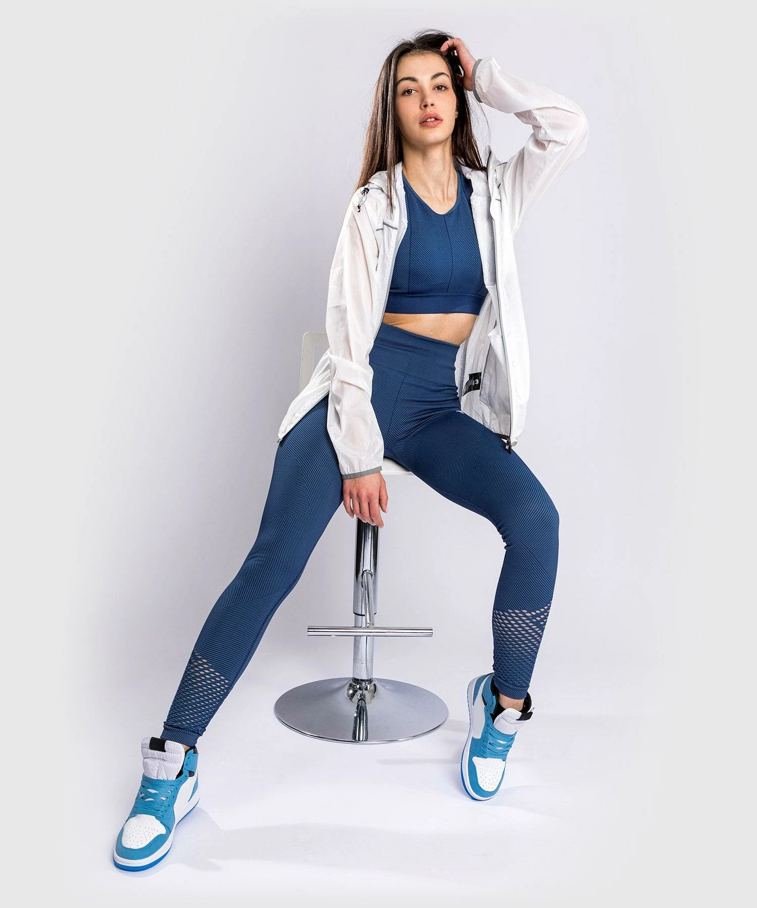 Venum Sparring Seamless Sports Bra - For Women - Navy Blue 12 Venum Sparring Seamless Sports Bra - For Women - Navy Blue - Image 10