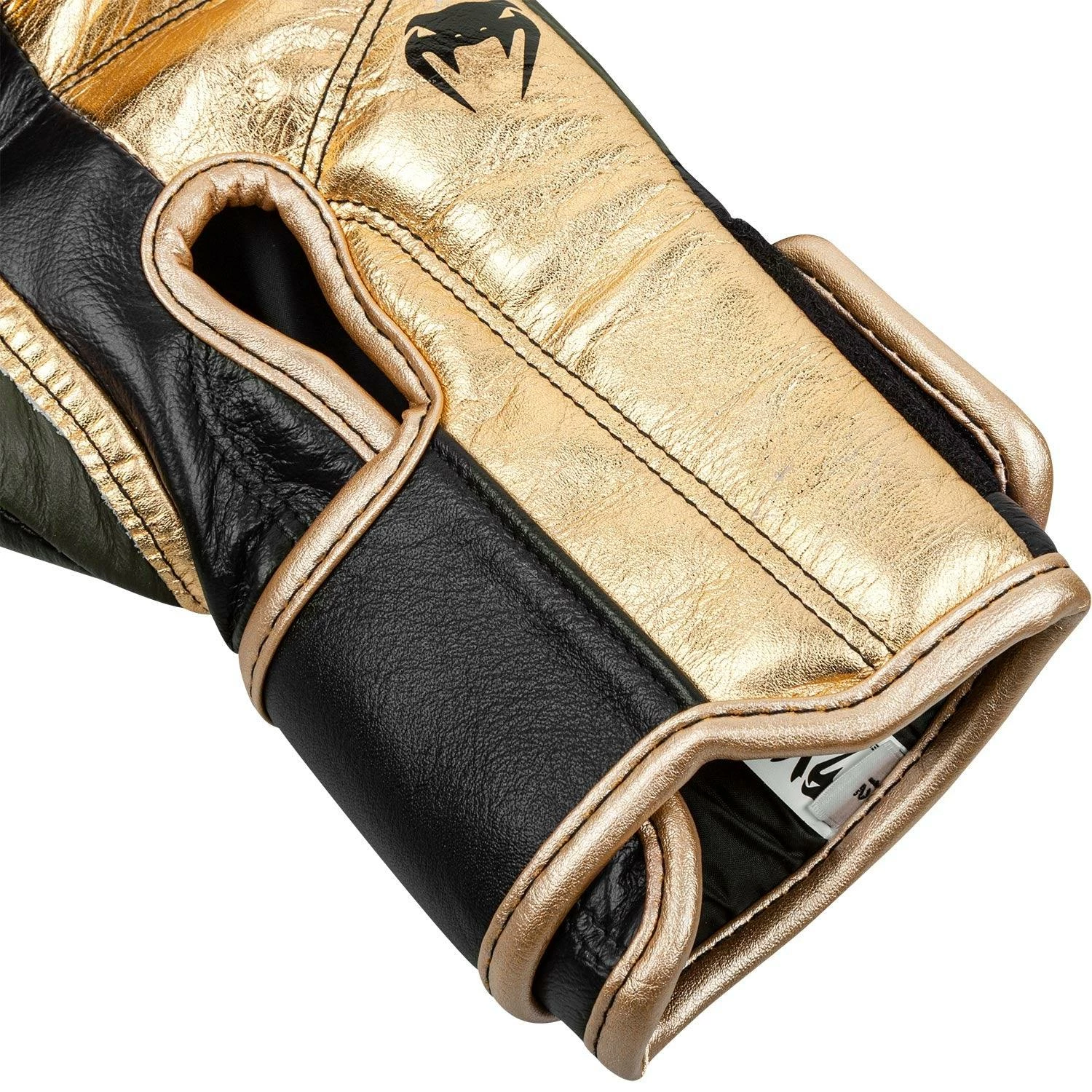 Venum Giant 2.0 Pro Boxing Gloves Linares Edition - Velcro - Khaki/Black/Gold 7 Venum Giant 2.0 Pro Boxing Gloves Linares Edition - Velcro - Khaki/Black/Gold - Image 5