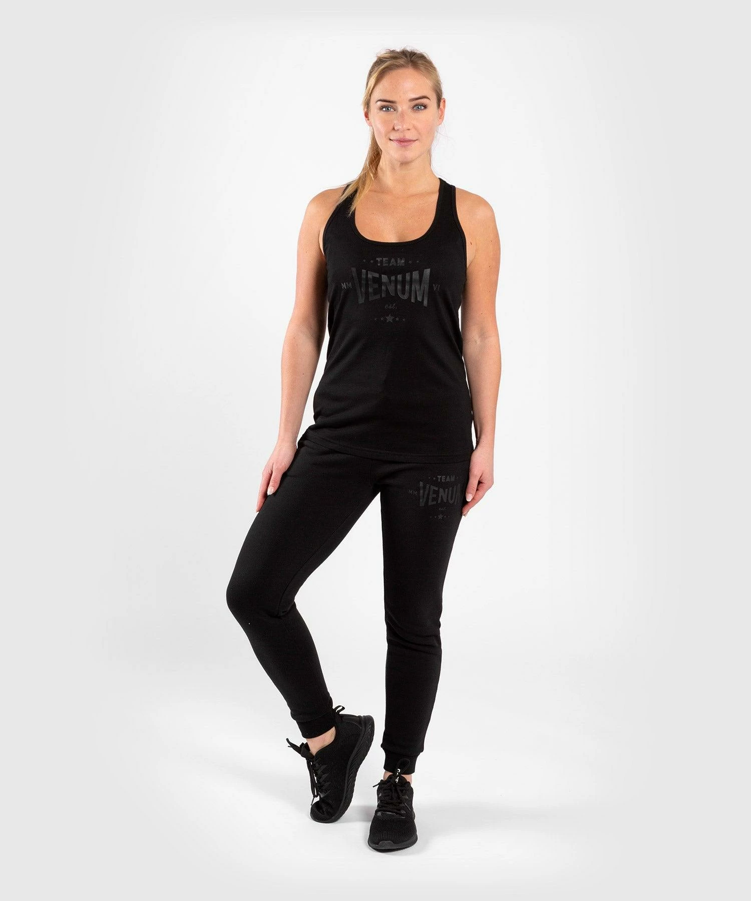 Venum Team 2.0 Tank Top - For Women - Black/Black 8 Venum Team 2.0 Tank Top - For Women - Black/Black - Image 6