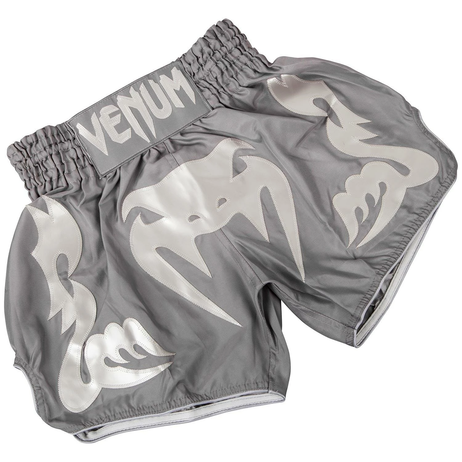 Venum Bangkok Inferno Muay Thai Shorts - Grey/Grey