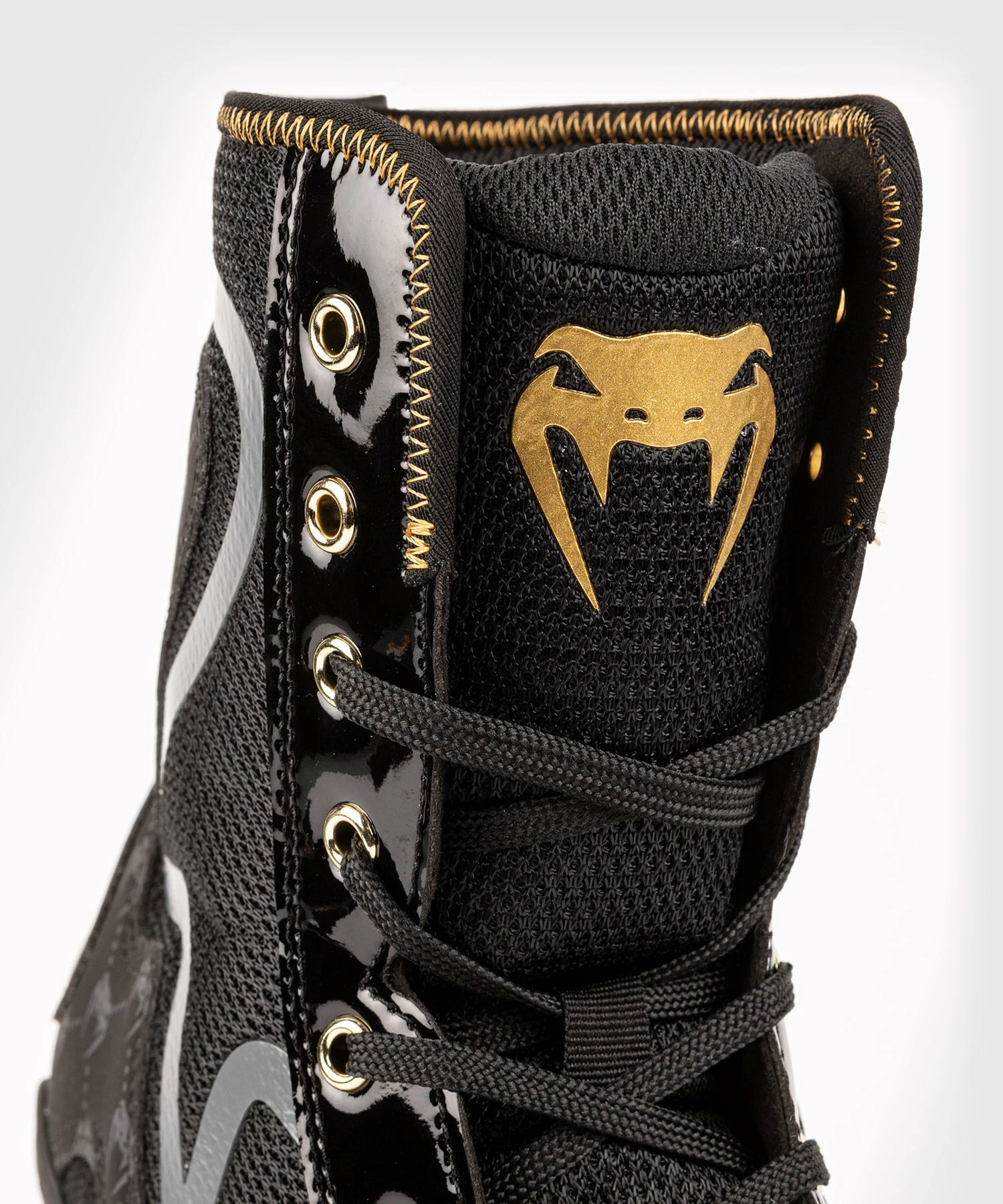 Venum Elite Evo Monogram Boxing Shoes - Black - Image 8