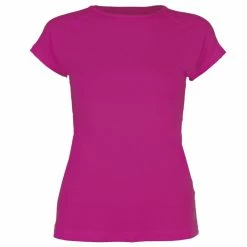 Sofibella Women’s Classic Mock Sleeve Tennis Top (Raspberry)