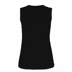 Sofibella Women’s Classic Sleeveless Tennis Top (Black)
