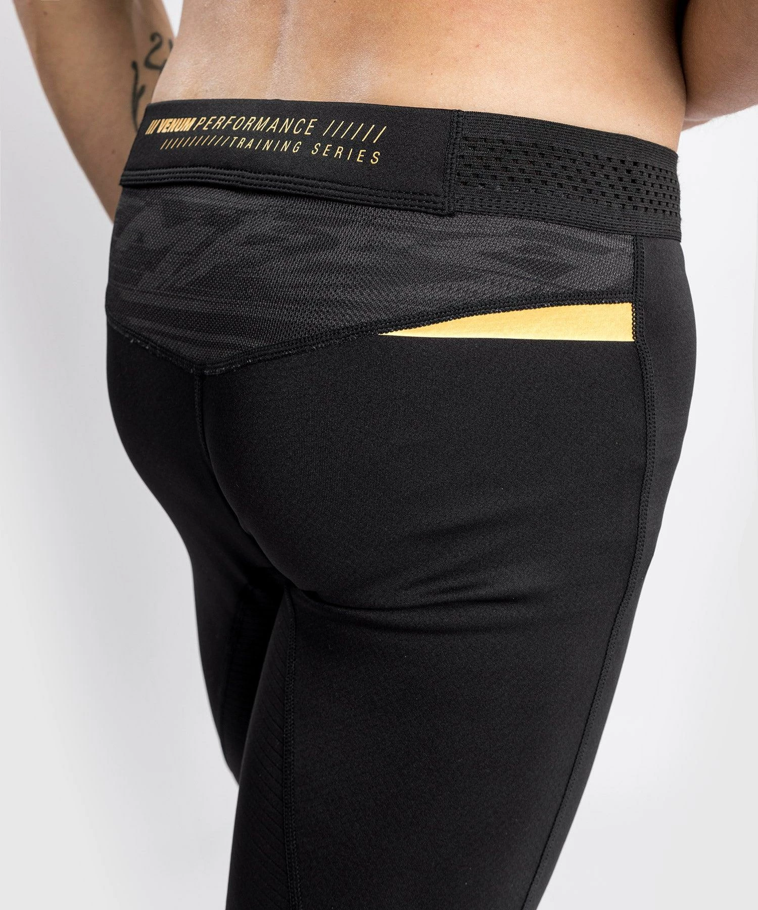 Venum Tempest 2.0 Compression Tights - Black/Gold - Image 4