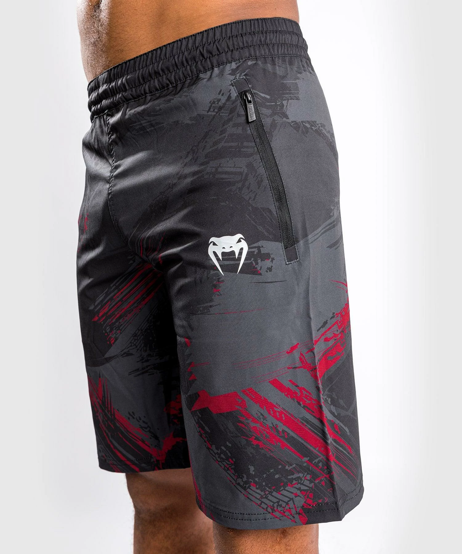 UFC Venum Authentic Fight Week Men's 2.0 Performance Short - Black/Red 6 UFC Venum Authentic Fight Week Men's 2.0 Performance Short - Black/Red - Image 4