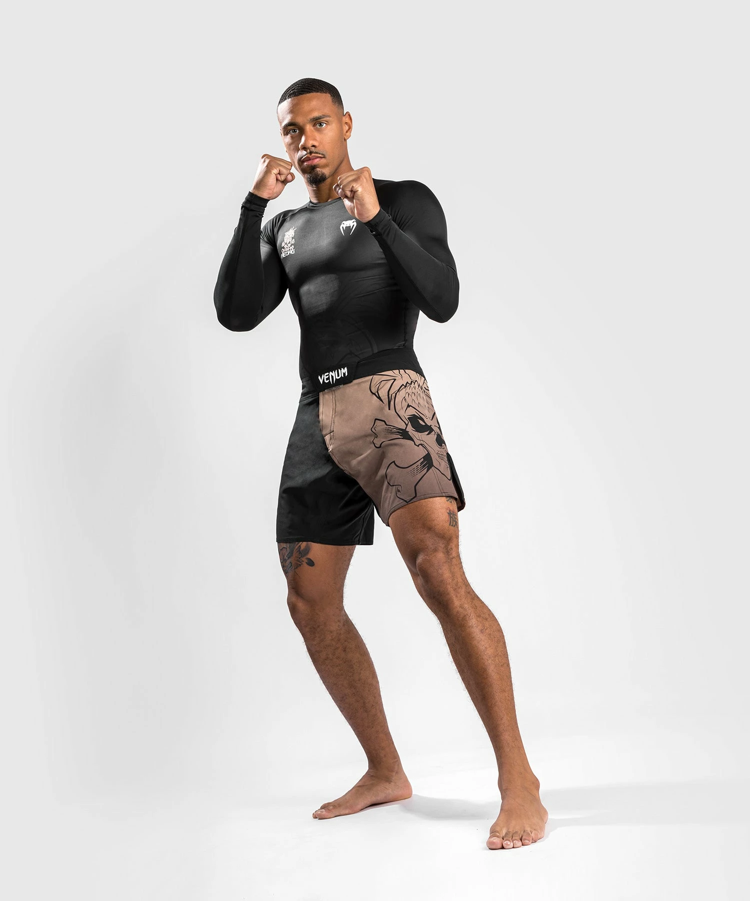 Venum Reorg Rashguard Long Sleeves - Black - Image 5