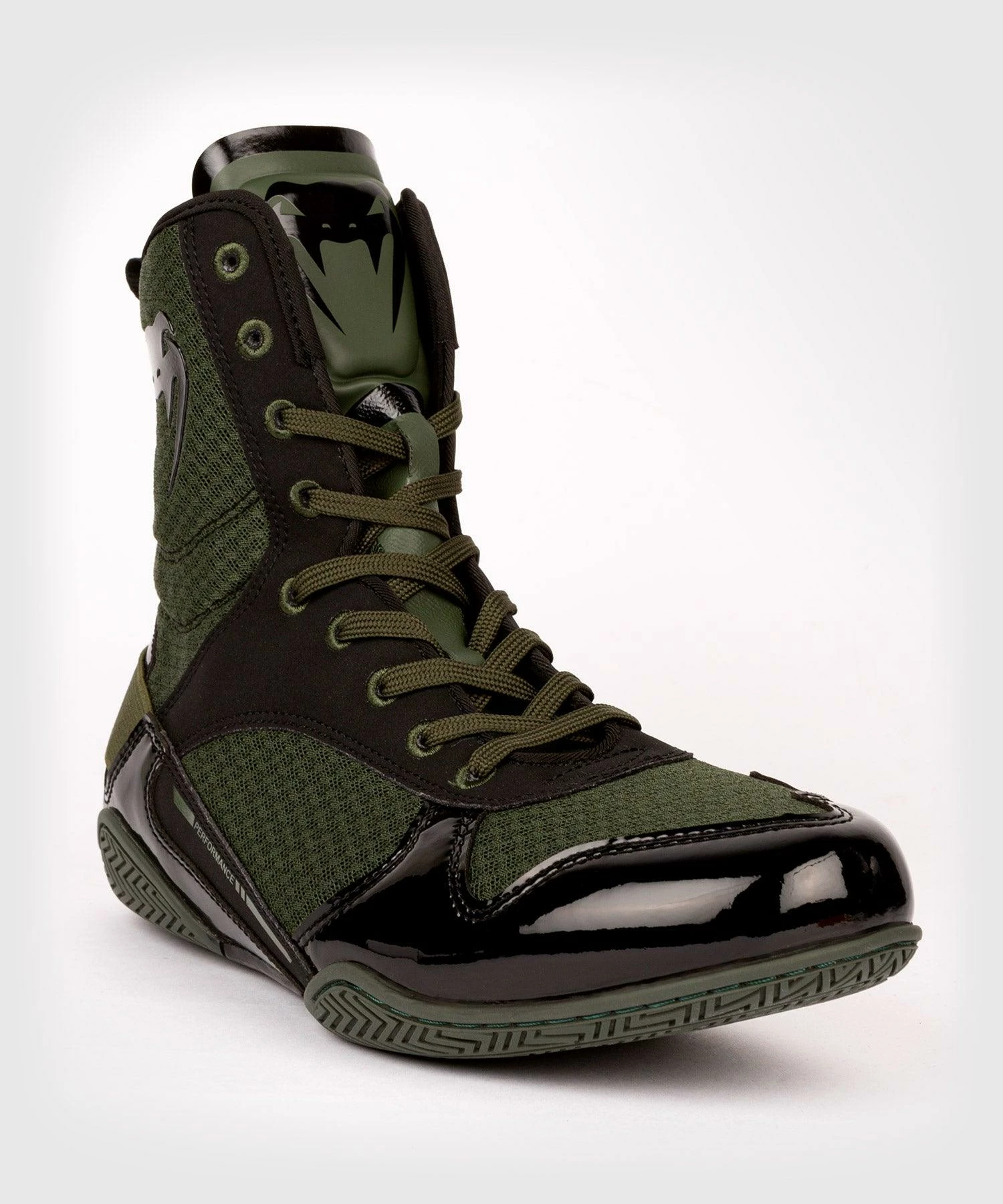 Venum Elite Boxing Shoes - Khaki - Image 4