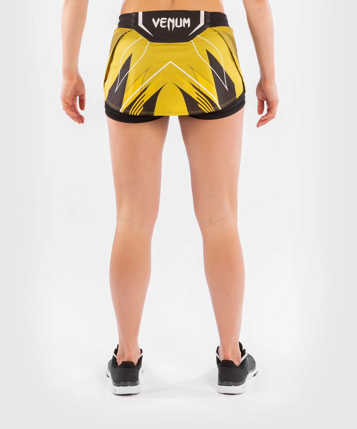 UFC Venum Authentic Fight Night Women's Skort - Yellow 4 UFC Venum Authentic Fight Night Women's Skort - Yellow - Image 2