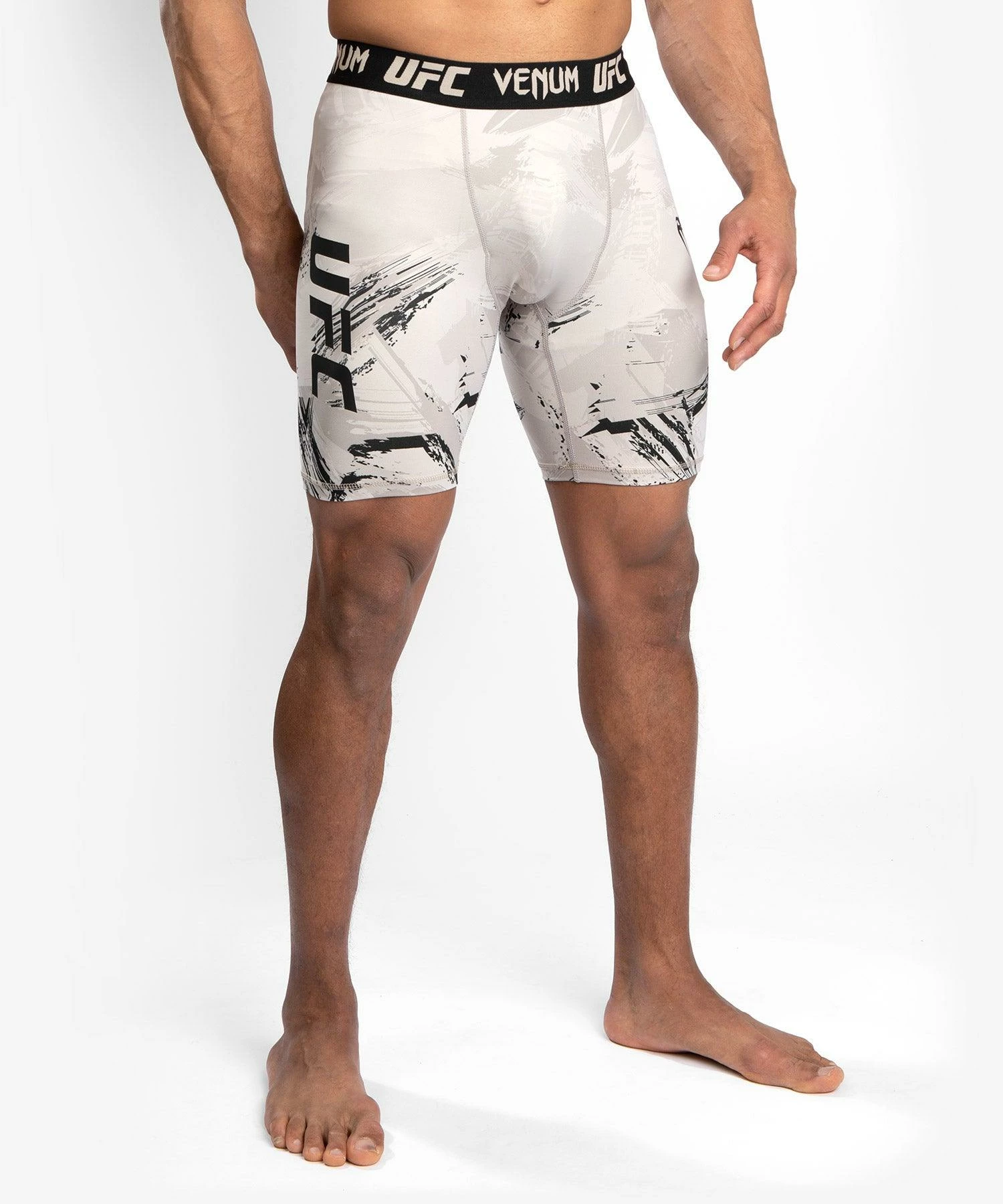 UFC Venum Authentic Fight Week Men's 2.0 Vale Tudo Short - Black/Sand 5 UFC Venum Authentic Fight Week Men's 2.0 Vale Tudo Short - Black/Sand - Image 3