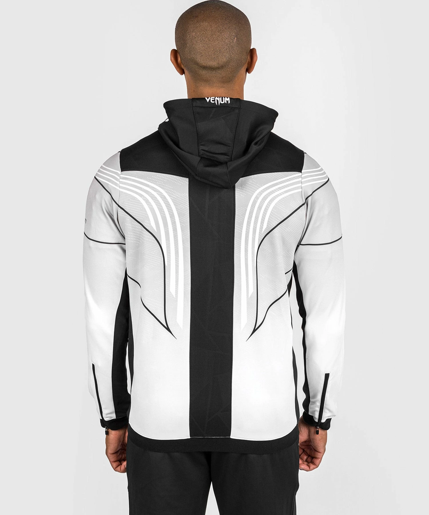 UFC Venum Personalized Authentic Fight Night 2.0 Men's Walkout Hoodie - White 5 UFC Venum Personalized Authentic Fight Night 2.0 Men's Walkout Hoodie - White - Image 3