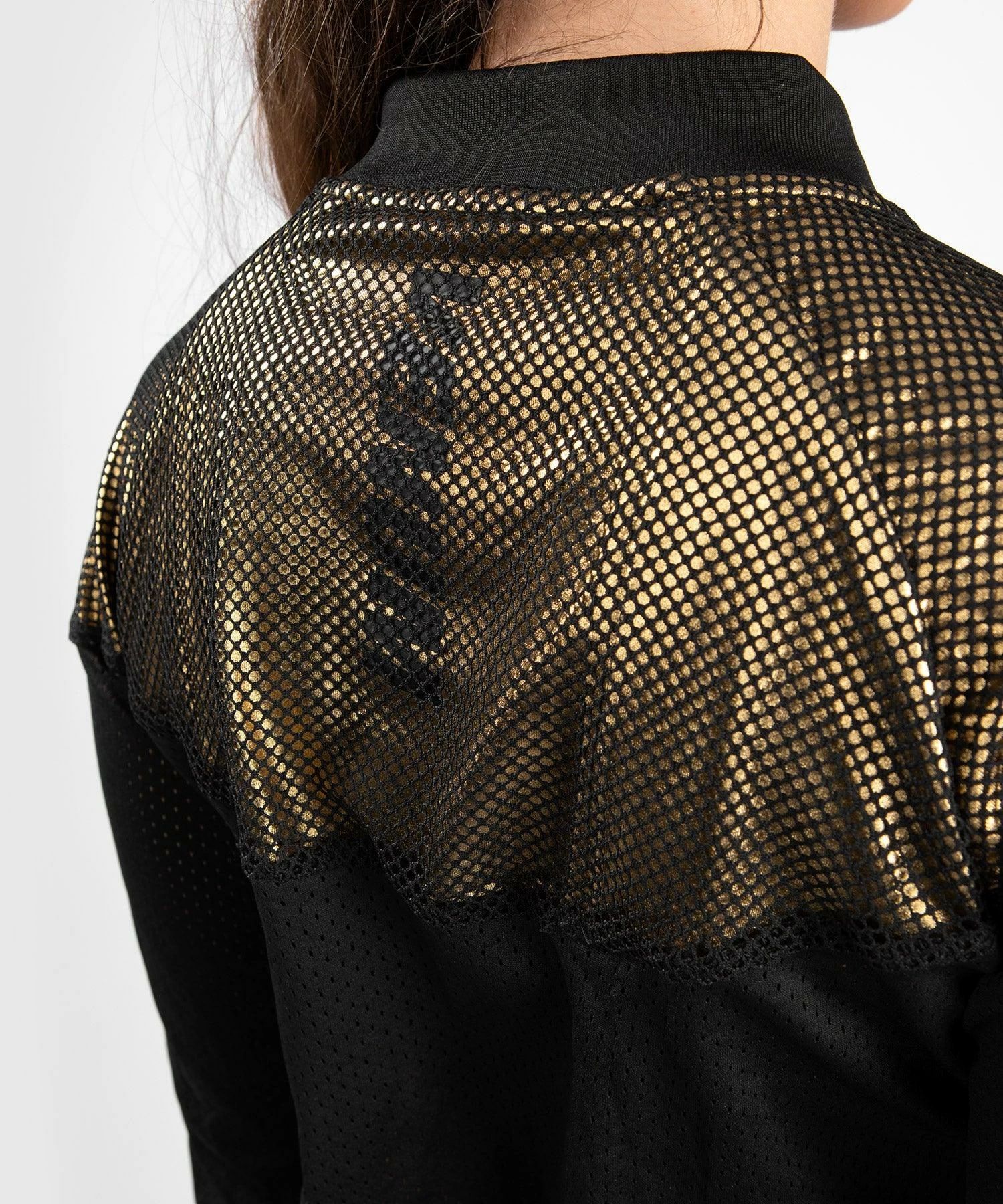 Venum Lightning Mesh Jacket - For Women - Black/Gold 7 Venum Lightning Mesh Jacket - For Women - Black/Gold - Image 5