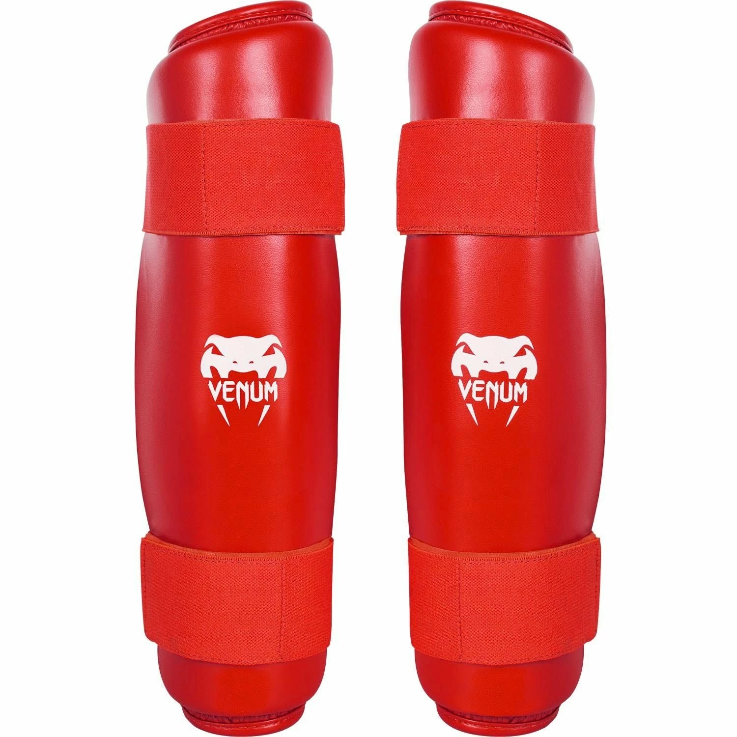 Venum Karate Shin Pad & Foot Protector - Red - Image 2